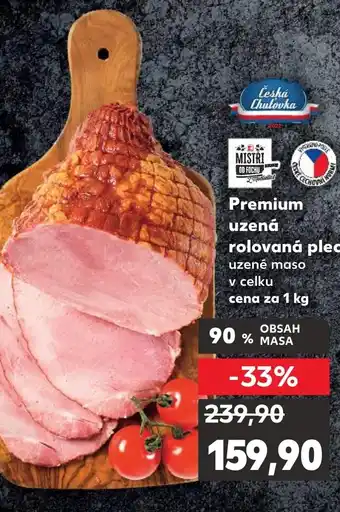 Kaufland Premium uzená rolovaná plec nabídka