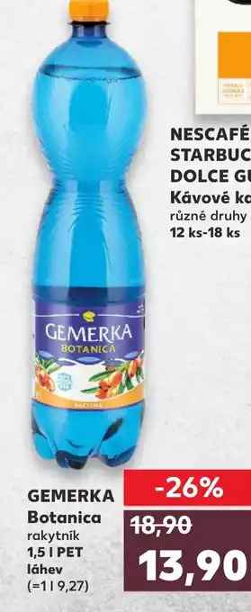 Kaufland GEMERKA Botanica nabídka