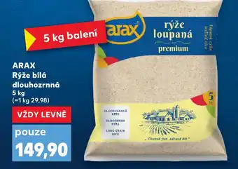 Kaufland ARAX Rýže bílá dlouhozrnná 5 kg nabídka