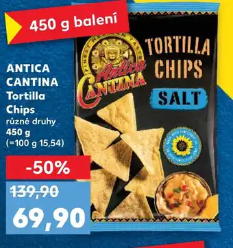 Kaufland ANTICA CANTINA Tortilla chips nabídka