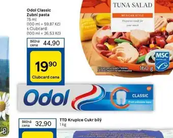 Tesco Odol classic zubní pasta nabídka