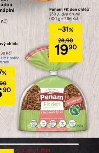 Tesco Penam fit den chléb nabídka