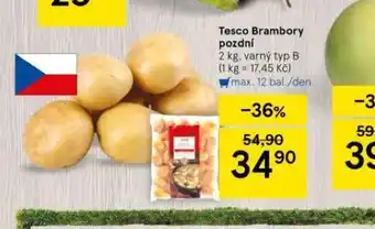 Tesco Brambory pozdní nabídka
