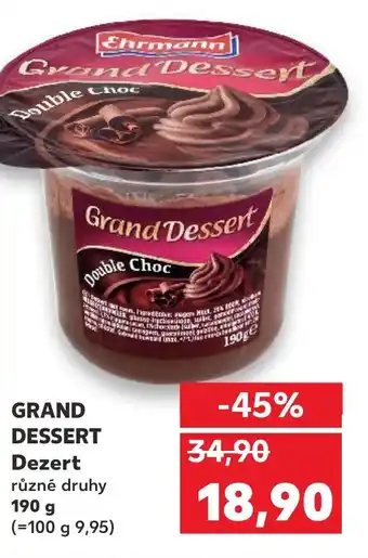 Kaufland GRAND DESSERT nabídka