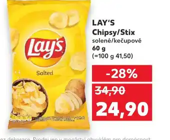 Kaufland LAY'S Chipsy/Stix nabídka