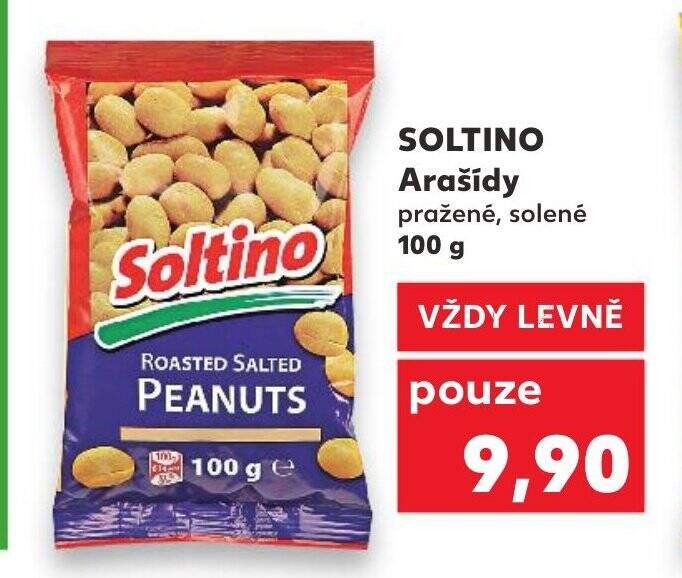 Kaufland SOLTINO Arašídy nabídka