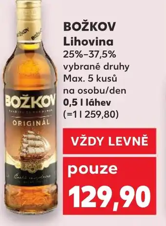 Kaufland BOŽKOV Lihovina nabídka