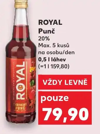 Kaufland ROYAL Punč nabídka