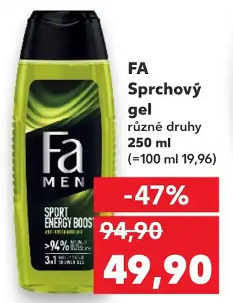 Kaufland FA Sprchový gel nabídka