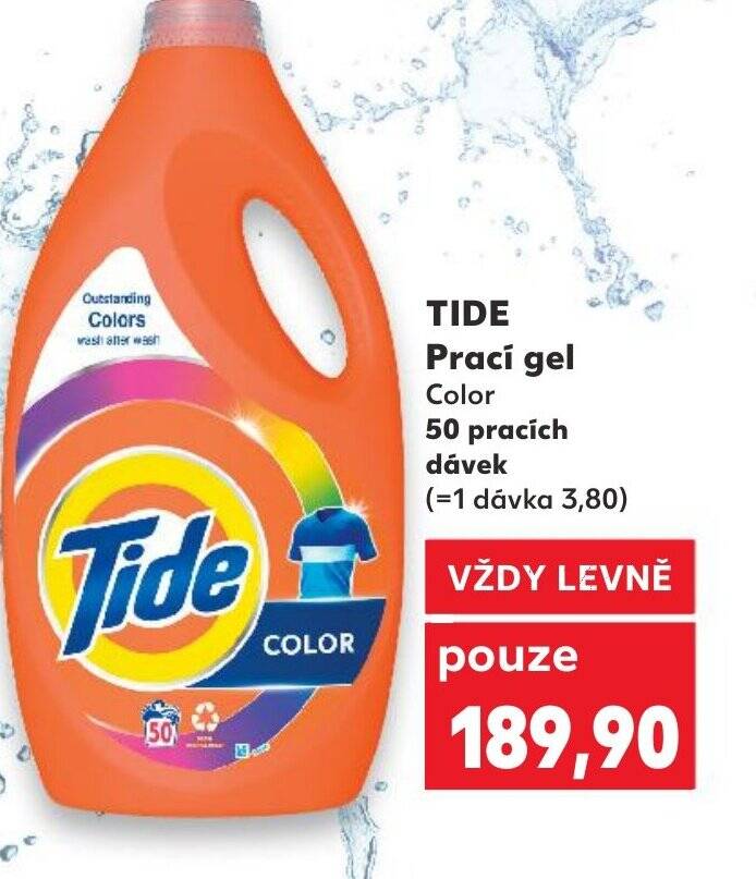 Kaufland TIDE Prací gel nabídka