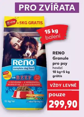 Kaufland RENO Granule pro psy nabídka