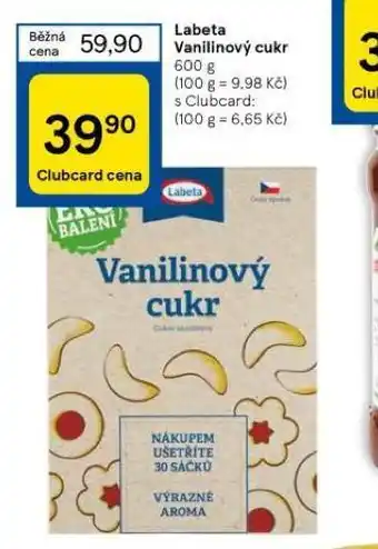 Tesco Labeta vanilinový cukr nabídka