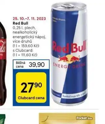 Tesco Red bull nabídka