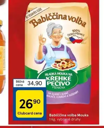 Tesco Babiččina volba mouka nabídka