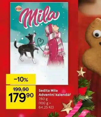 Tesco Sedita mila adventní kalendář nabídka