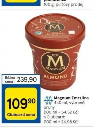 Tesco Magnum zmrzlina nabídka