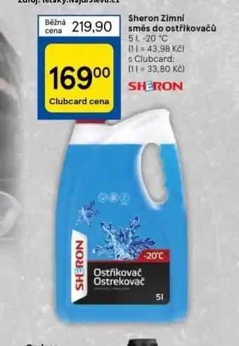 Tesco Sheron zimní směs do ostřikovačů nabídka