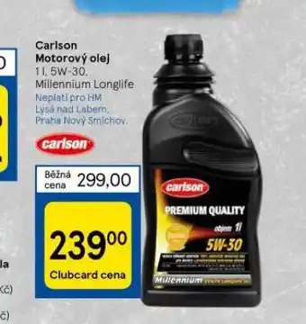 Tesco Carlson motorový olej nabídka