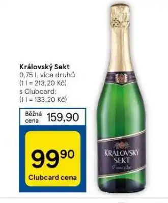 Tesco Královský sekt nabídka