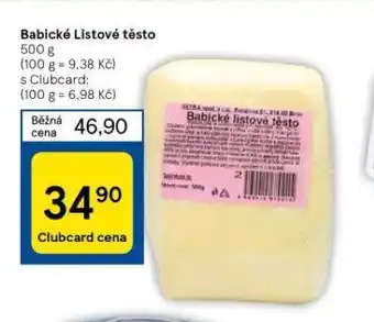Babické listové těsto