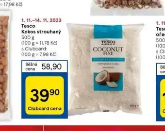 Tesco Tesco kokos strouhaný nabídka