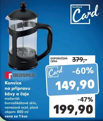 Kaufland Konvice na přípravu kávy a čaje nabídka