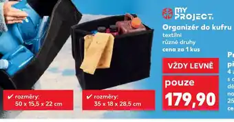 Kaufland Organizér do kufru nabídka
