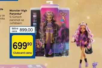 Tesco Monster high panenka nabídka