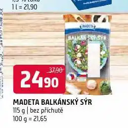 Terno Madeta balkánský sýr nabídka