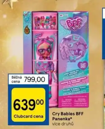 Tesco Cry babies bff panenka nabídka