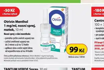 Dr. Max Otrivin menthol nosní sprej nabídka