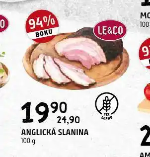 Terno Anglická slanina nabídka