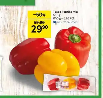 Tesco Tesco paprika mix 500 g nabídka