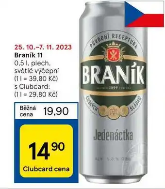 Tesco Braník 11 0,5 l nabídka