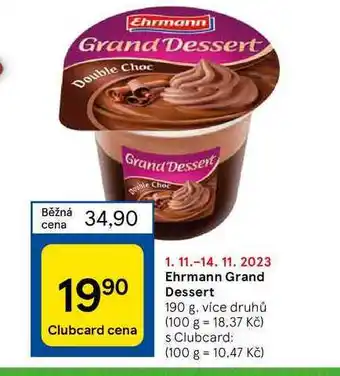 Ehrmann grand dessert 190 g