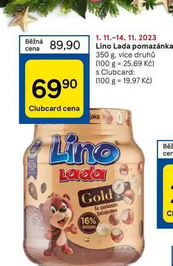 Tesco Lino lada pomazánka 350 g nabídka