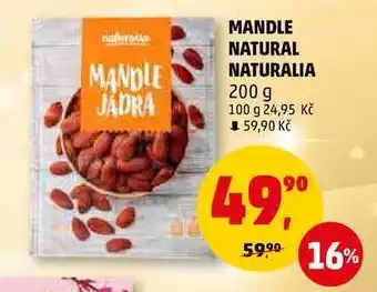 Penny Market Mandle natural naturalia, 200 g nabídka