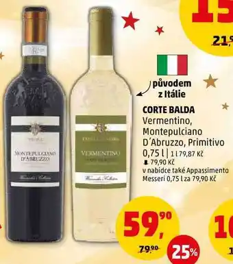Penny Market Corte balda vermentino, 0,75 l nabídka