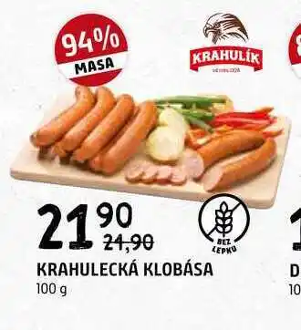 Terno Krahulecká klobása 100 g nabídka