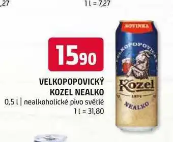 Terno Velkopopovický kozel nealko 0,5 l nabídka