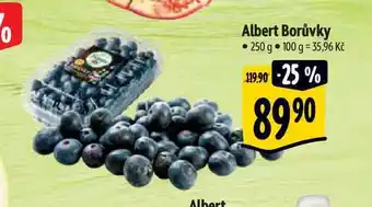 Albert Albert borůvky 250 g nabídka