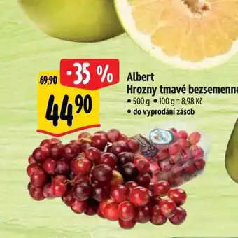 Albert Albert hrozny tmavé bezsemenne 500 g nabídka