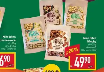 Billa Nice bites ořechy od 125 g nabídka