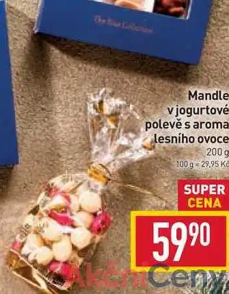 Billa Mandle v jogurtové polevě s aroma lesního ovoce 200 g nabídka
