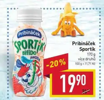 Billa Pribináček sportík 170 g nabídka