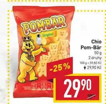 Billa Chio pom-bär 50 g nabídka
