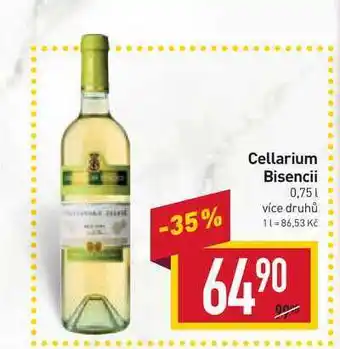 Billa Cellarium bisencii 0,75l nabídka