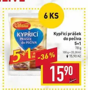 Billa Kypřicí prášek do pečiva 5+1 78 g nabídka
