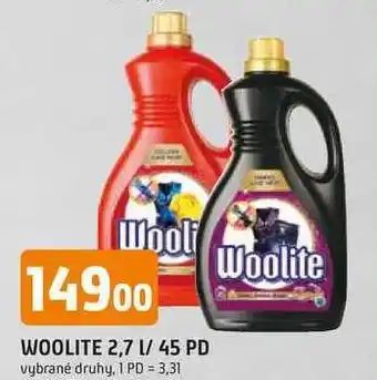 Trefa Woolite 2,7 l/ 45 pd nabídka