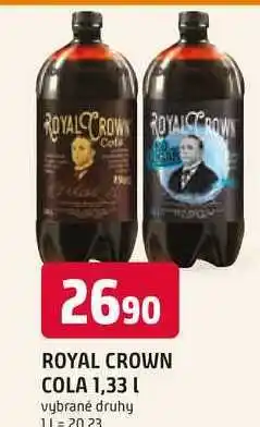 Trefa Royal crown cola 1,33 l vybrané druhy nabídka